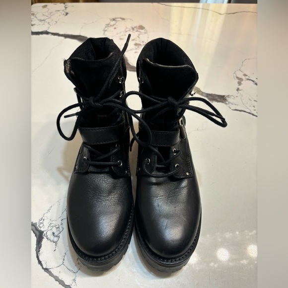 All Saints Shoes - All Saints Black leather boots, lace up and buckle.  Great quality boots.